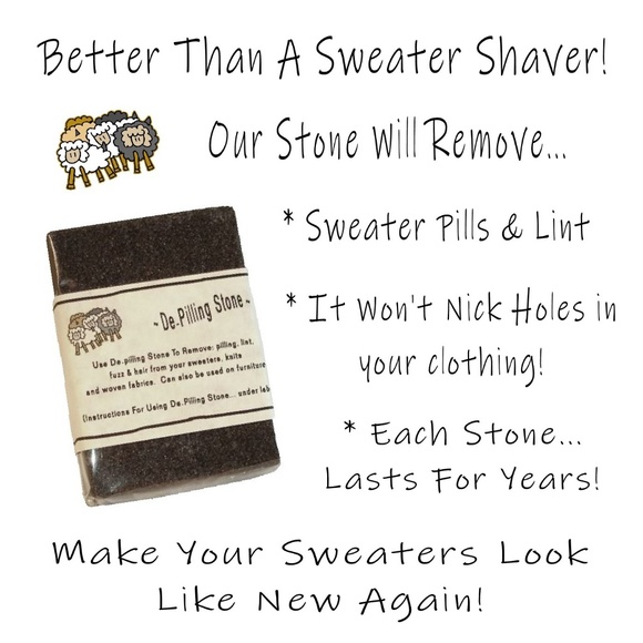 Hand Cut By Seller Other - De-Pilling Stone, Better Than A Sweater Shaver!